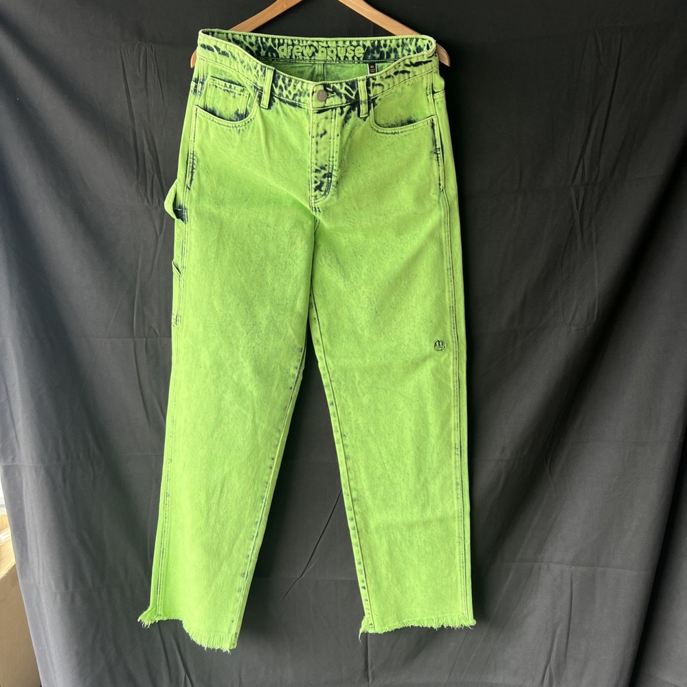 Drew House Carpenter Jeans Green Size 32…b40